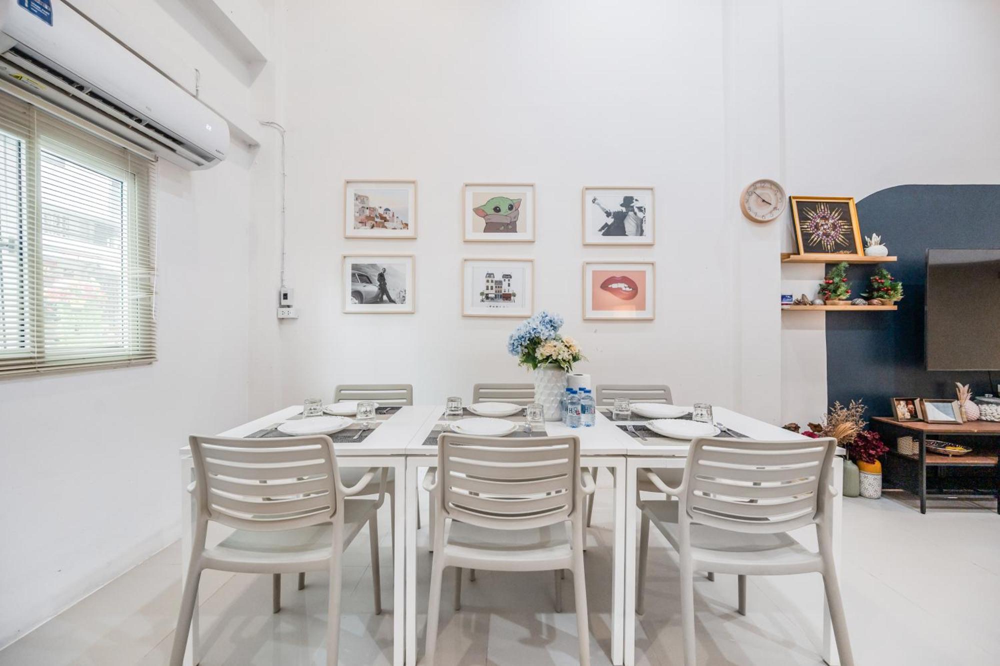 Entire Cozy House/near Bts Skytrain/12pp Villa *